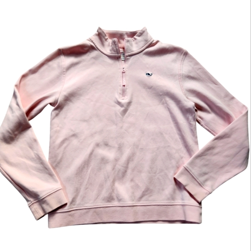 Vineyard Vines Girl Quarter Zip Pullover sz L (14)